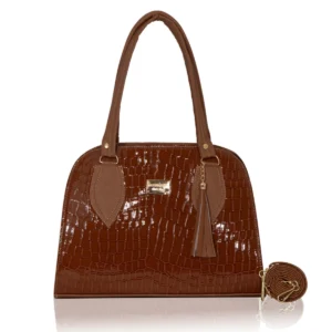 Bolsa Aurora Camel/Croco