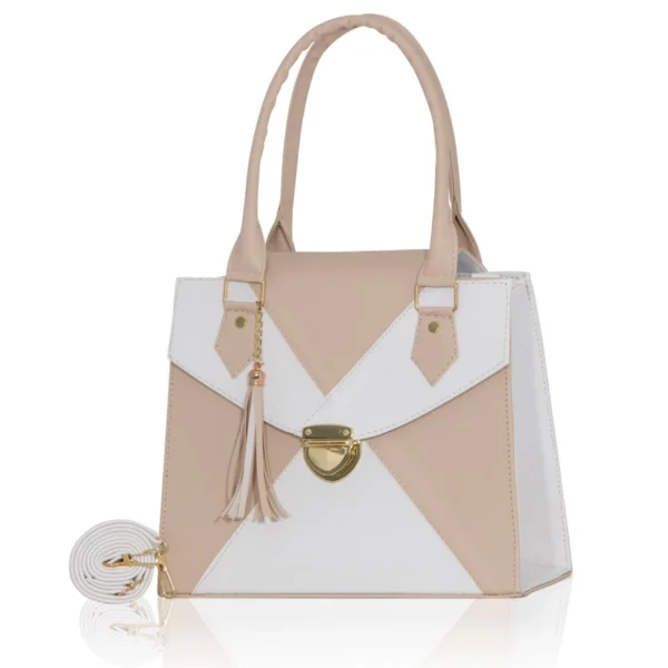 Bolsa Amanda Blanco/Beige