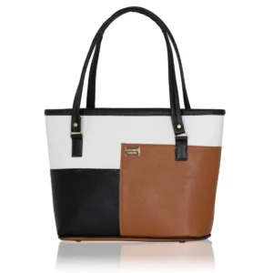 Bolsa Angela Negro/Camel
