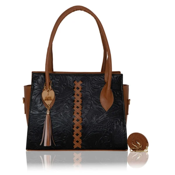 Bolsa Daniela Negro/Camel