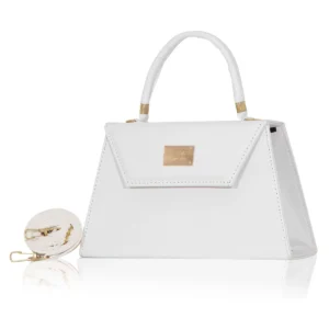 6922 Mariconera Flor Blanco