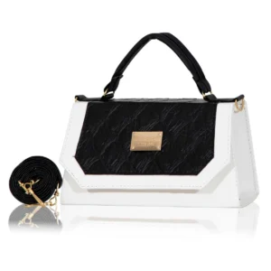 7061 Mariconera Kasandra Negro/Blanco