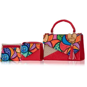 Set Crossbody Penelope Rojo