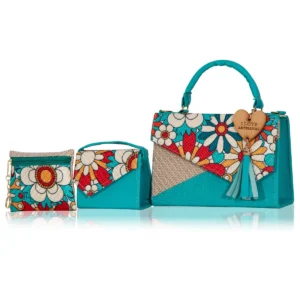 Set Crossbody Penelope Aqua