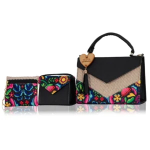 Set Crossbody Romelia Negro