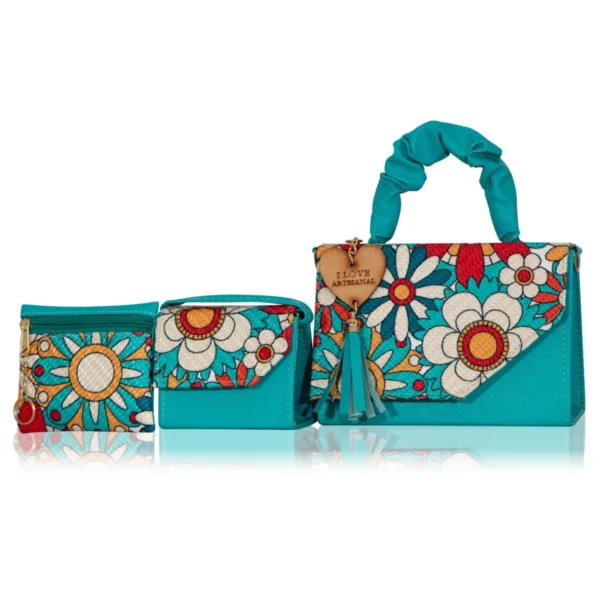 Set Crossbody Renata Aqua